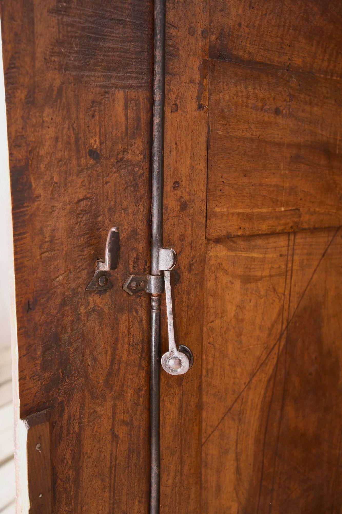 18th century French walnut Marriage cupboard 1