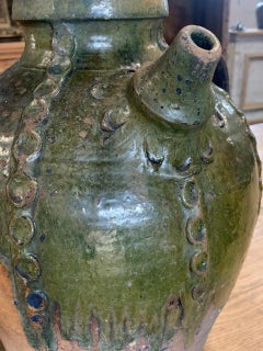 18th Century French Walnut Oil Jug