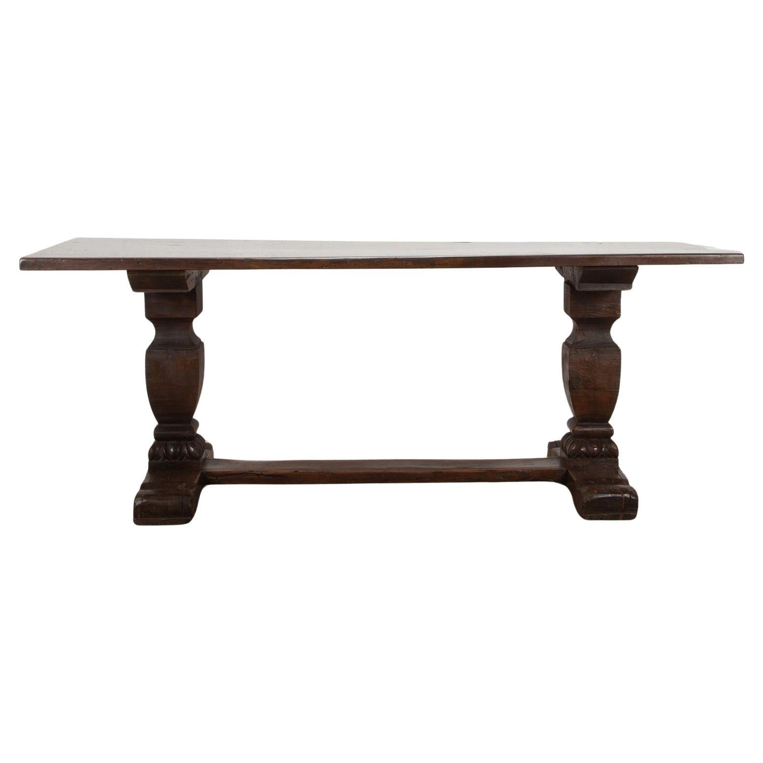18th Century French Walnut Serving Table