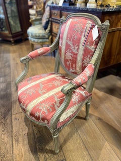 18th Century French Walnut Shield  Back Chair signed by Adrien Dupain