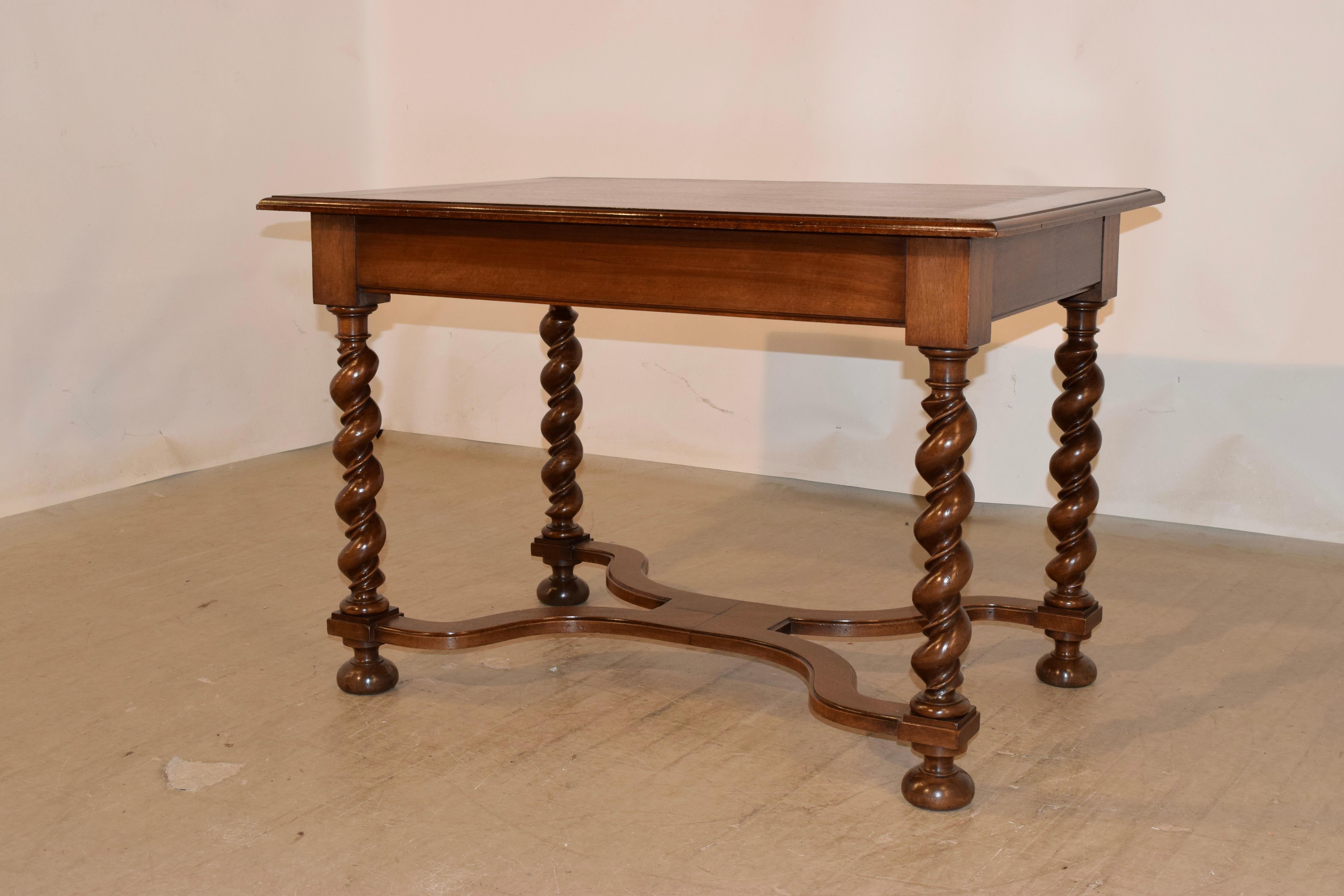 18th Century French Walnut Side Table 4