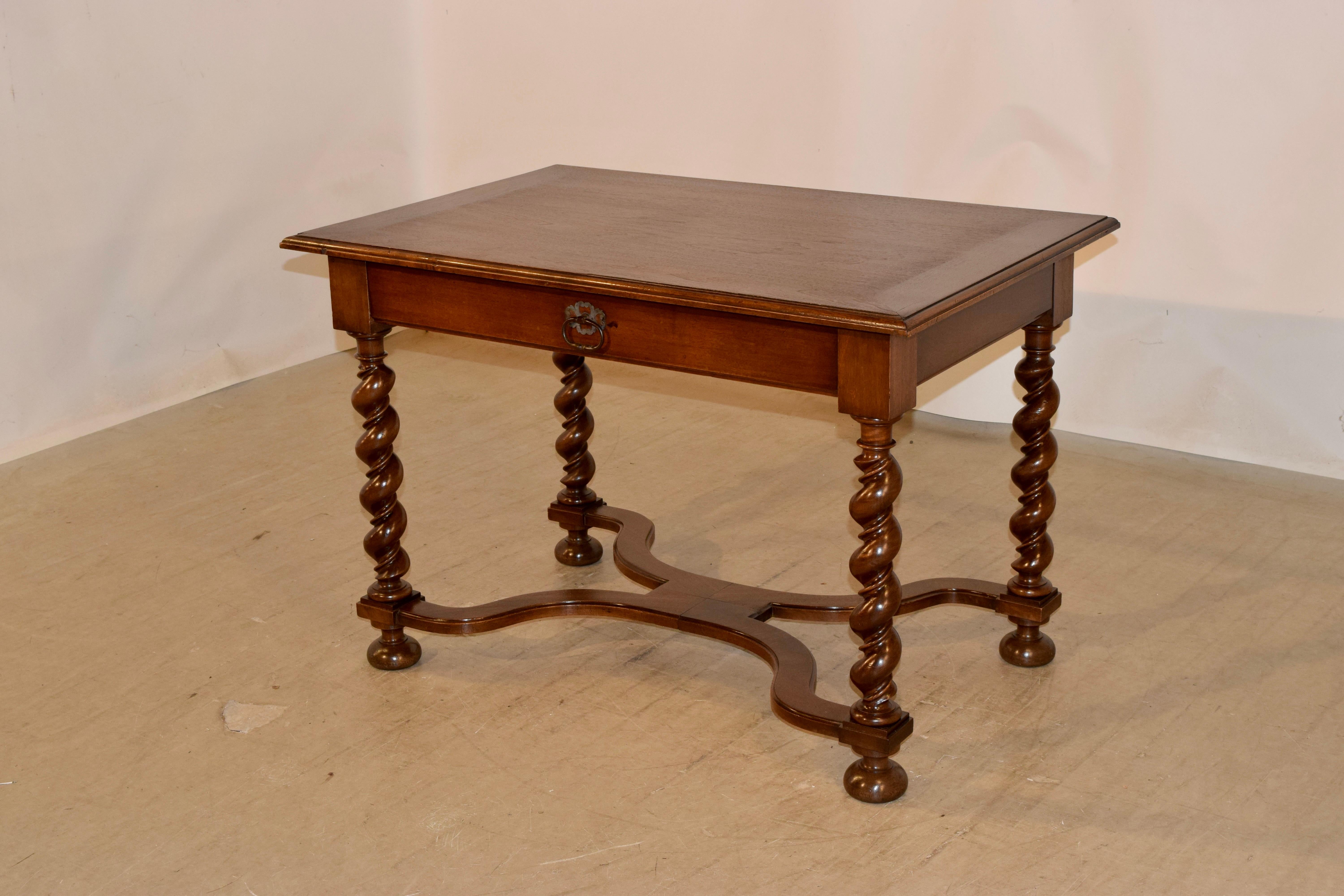 18th Century and Earlier 18th Century French Walnut Side Table