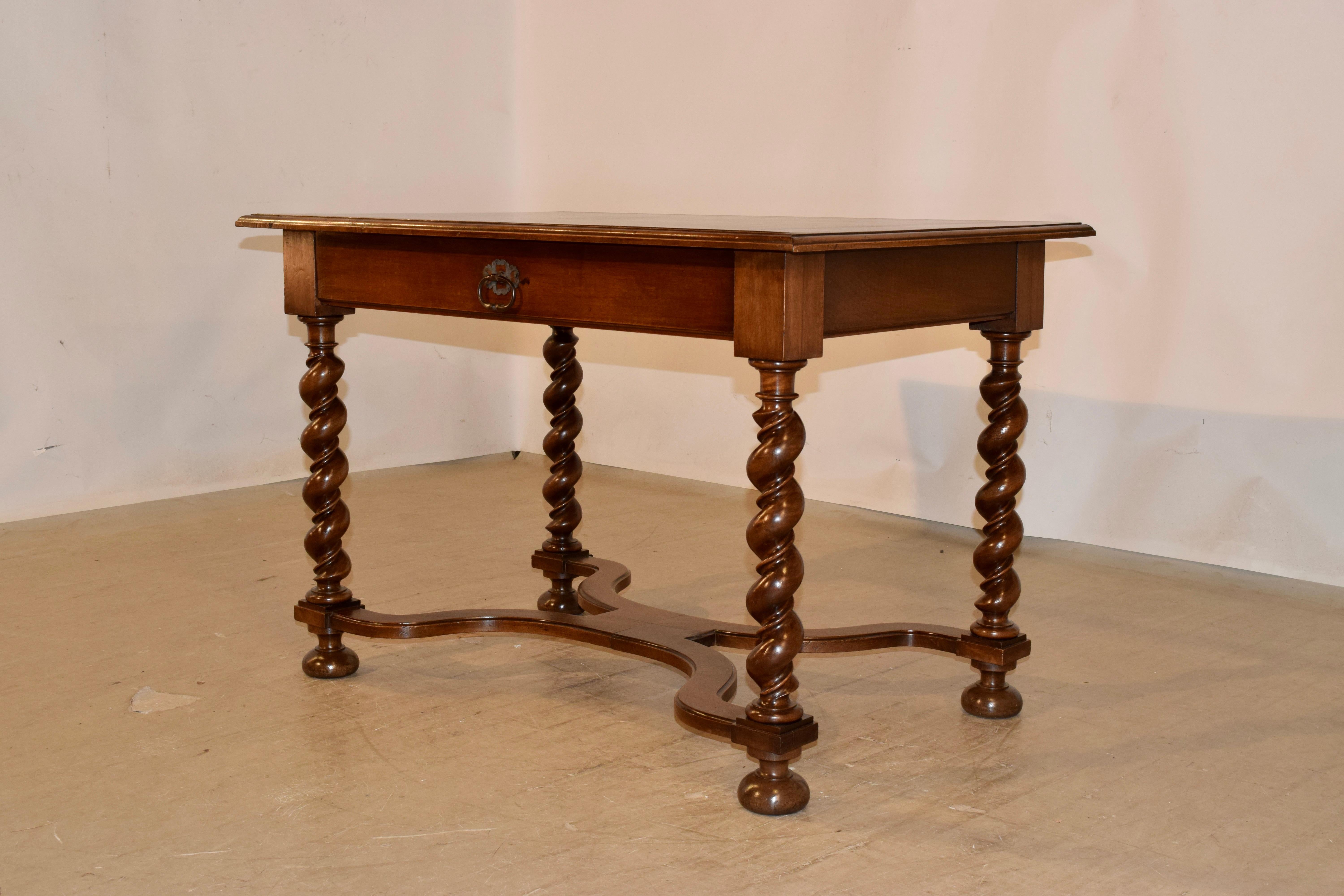 18th Century French Walnut Side Table 2