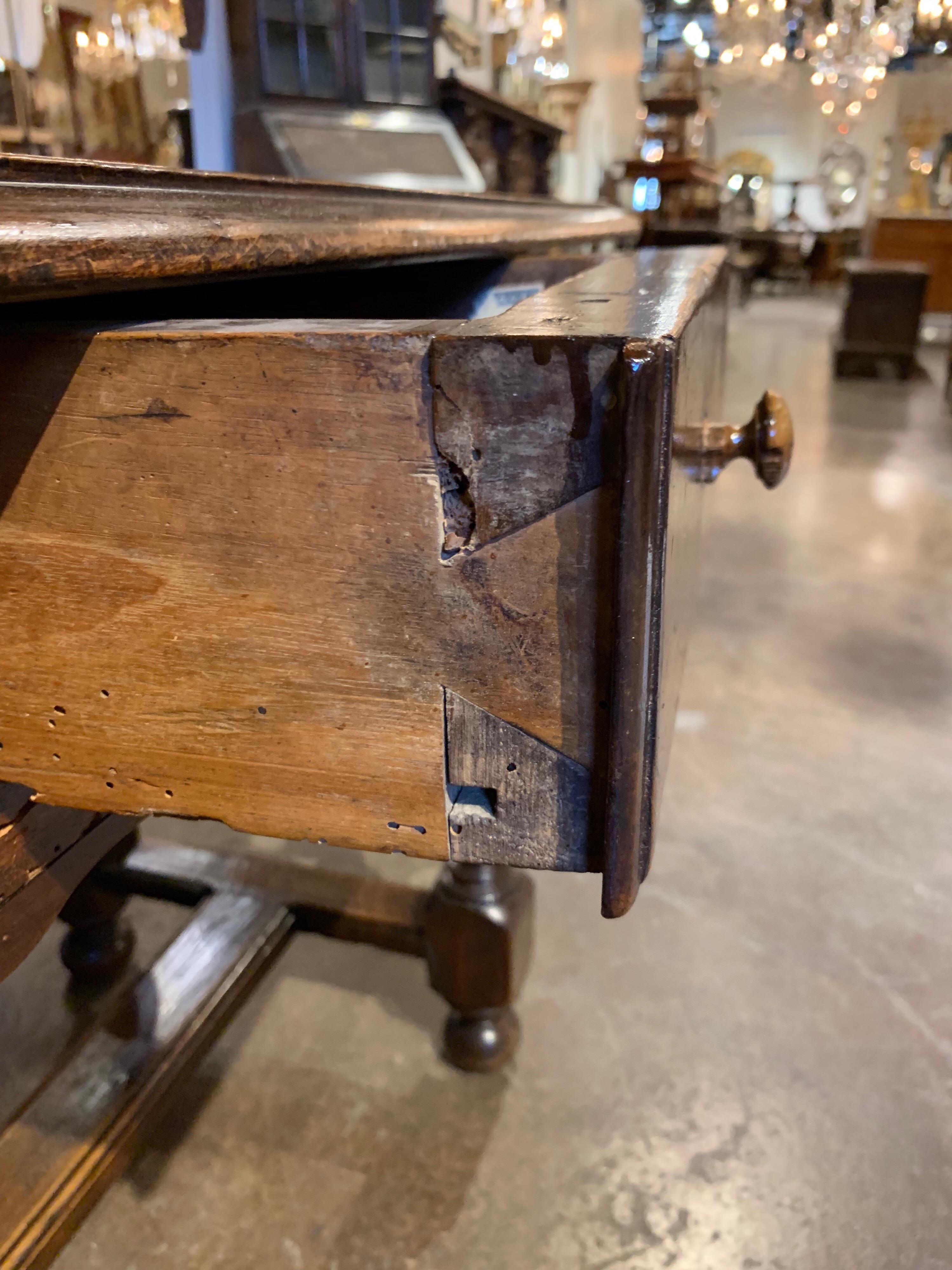 antique twisted leg table