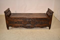 18th Century French Window Seat with Lift Top