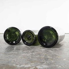 18th Century French Wine Bottles, Set of Three