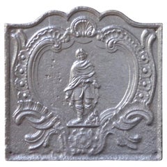 18th Century French 'Winter' Fireback