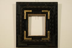 18th century, French Wood Guilloché Frame