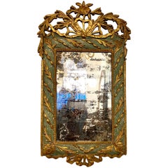 Antique 18th Century French Wood Mirror