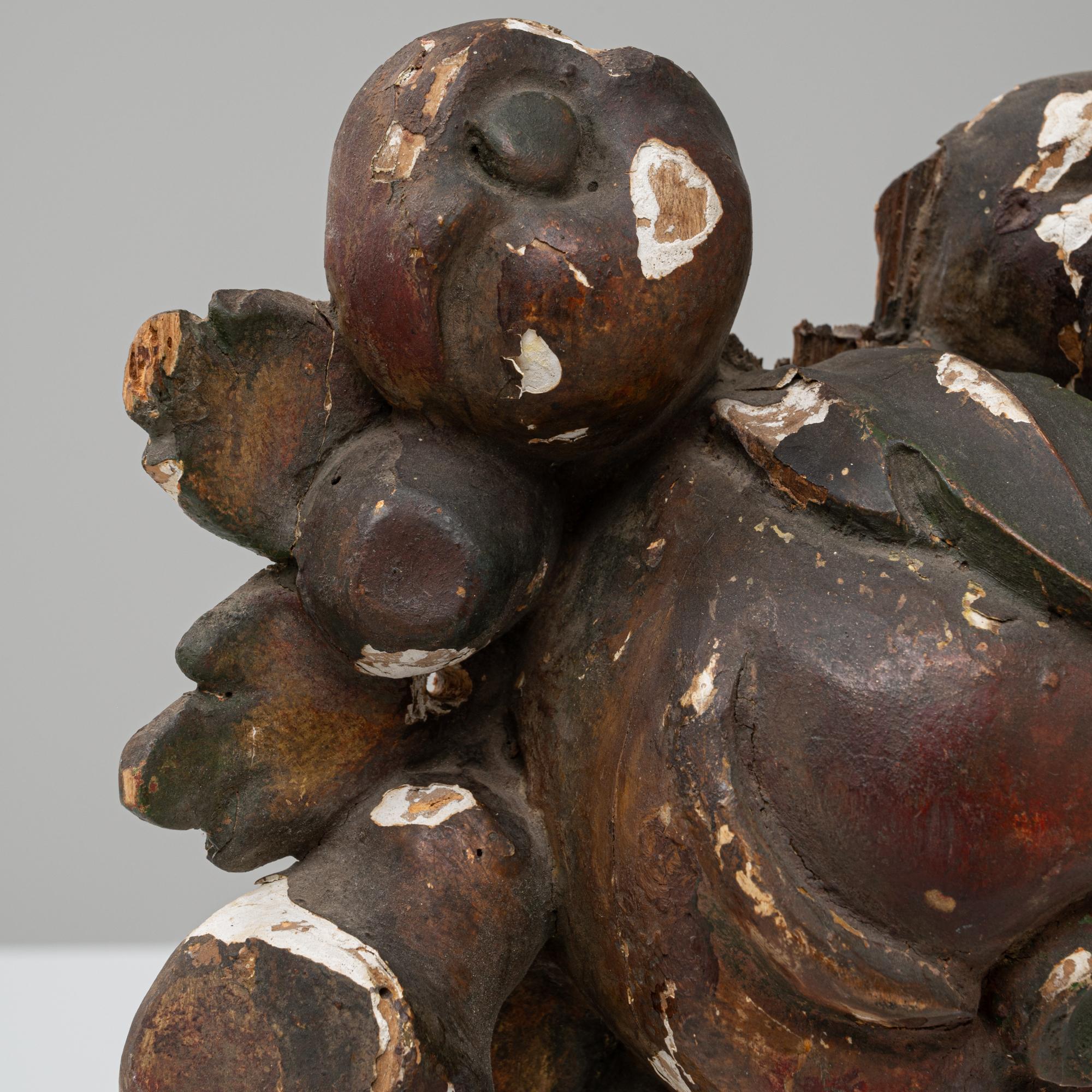 Decorazione barocca in legno francese del XVIII secolo su base metallica in vendita 2