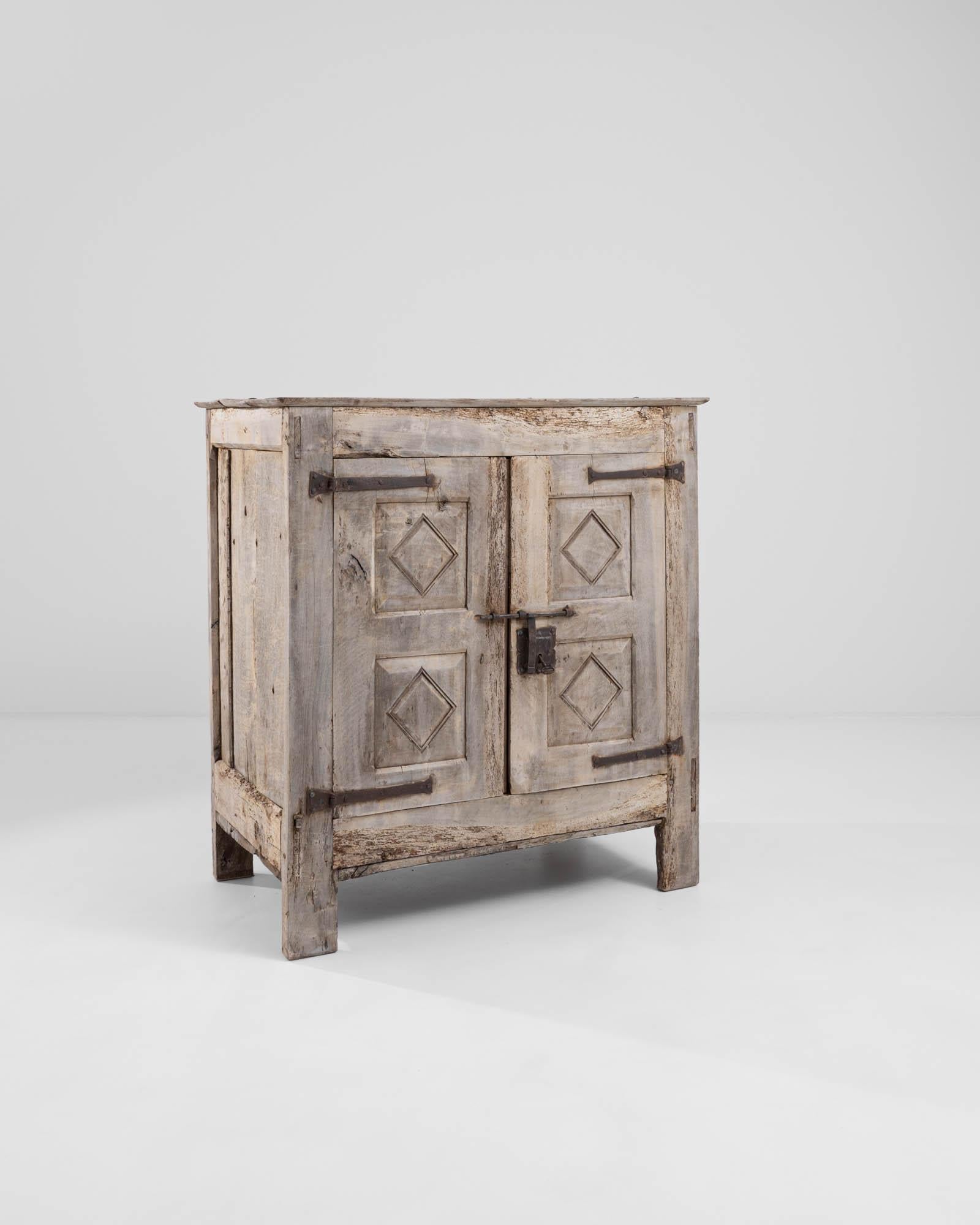 Oak 18th Century French Wooden Cabinet