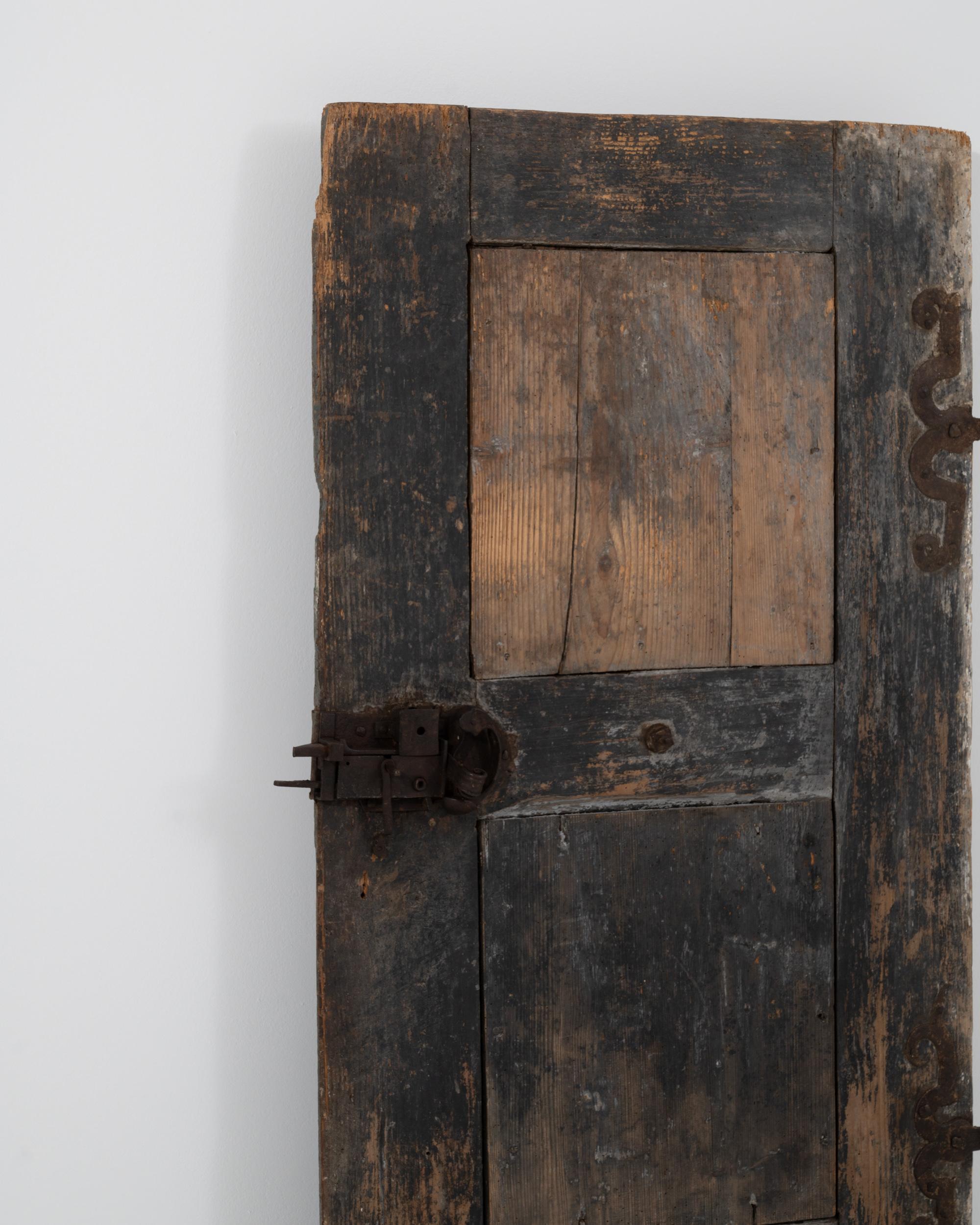 Metal 18th Century French Wooden Door