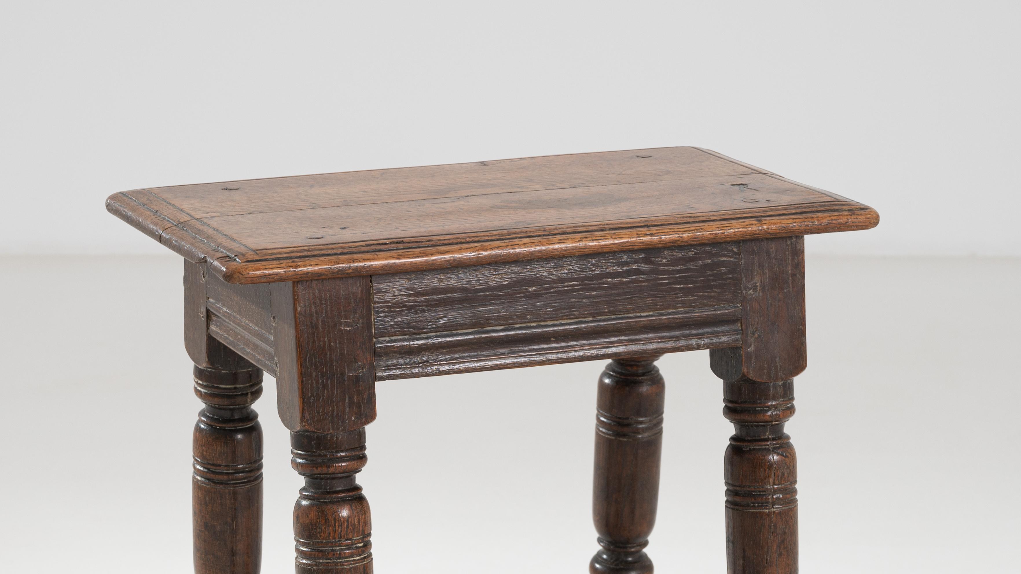 18th Century French Wooden Stool 1