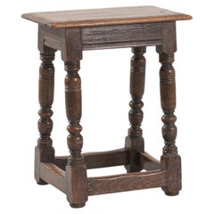 18th Century French Wooden Stool