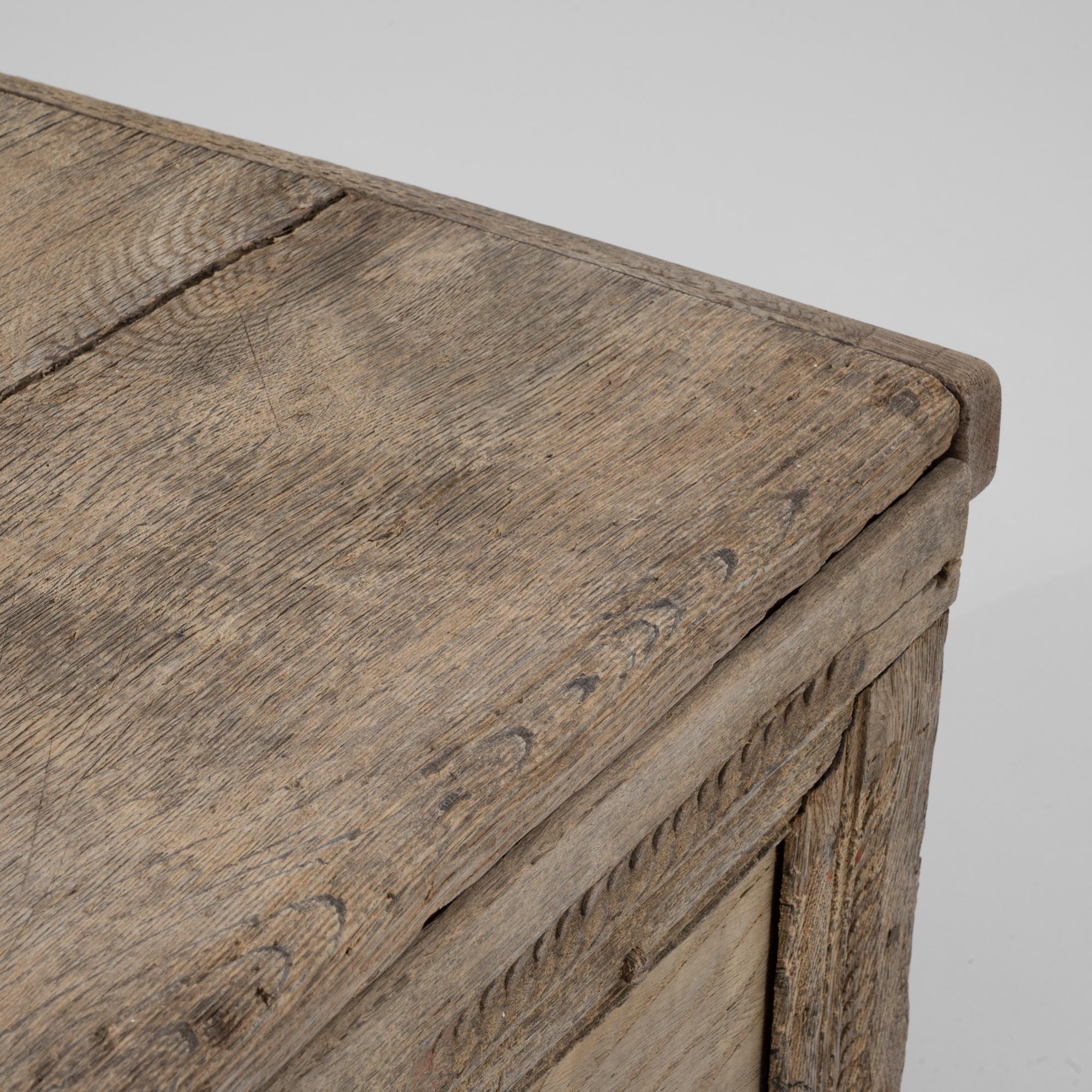 18th Century French Wooden Trunk 3