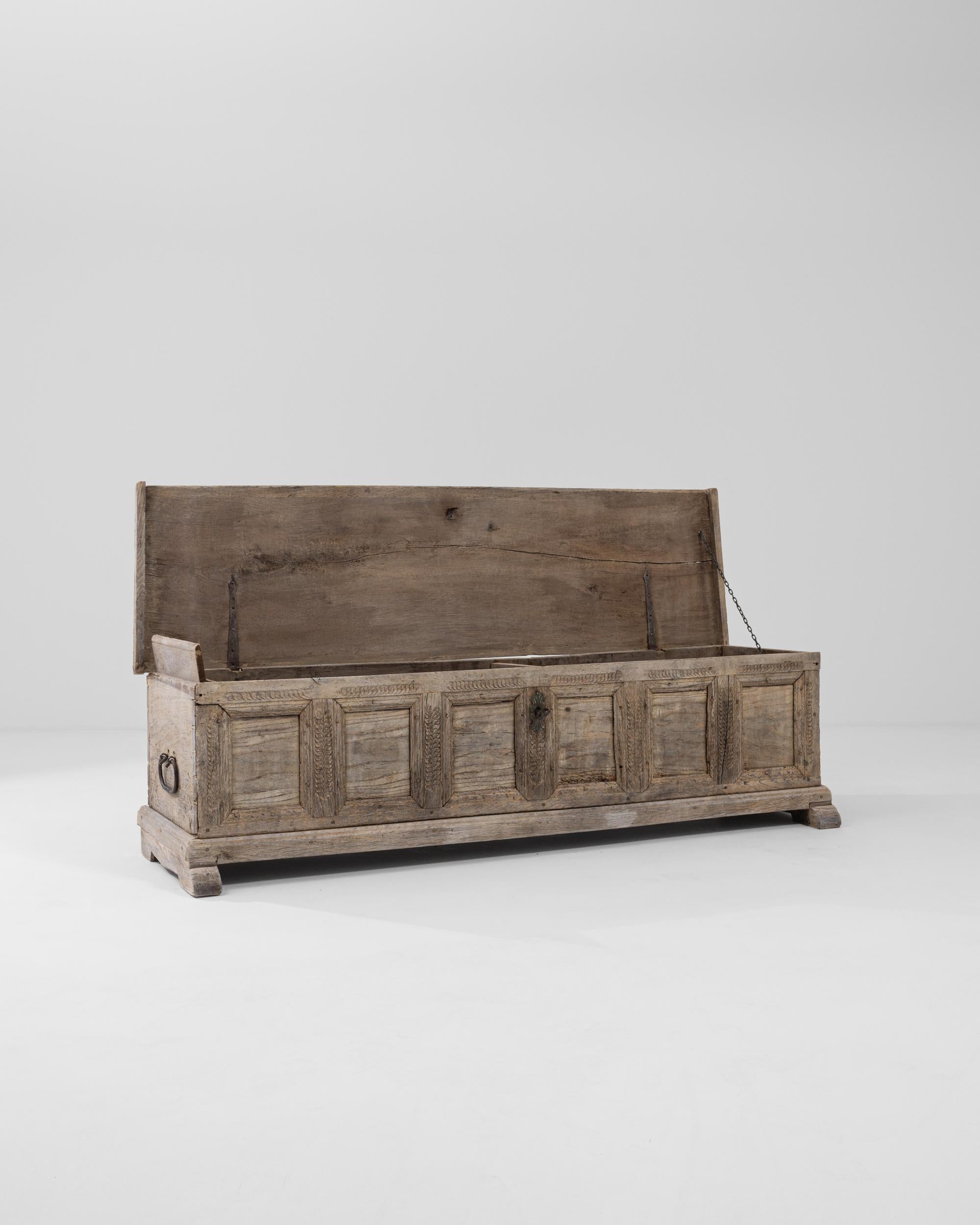 18th Century and Earlier 18th Century French Wooden Trunk