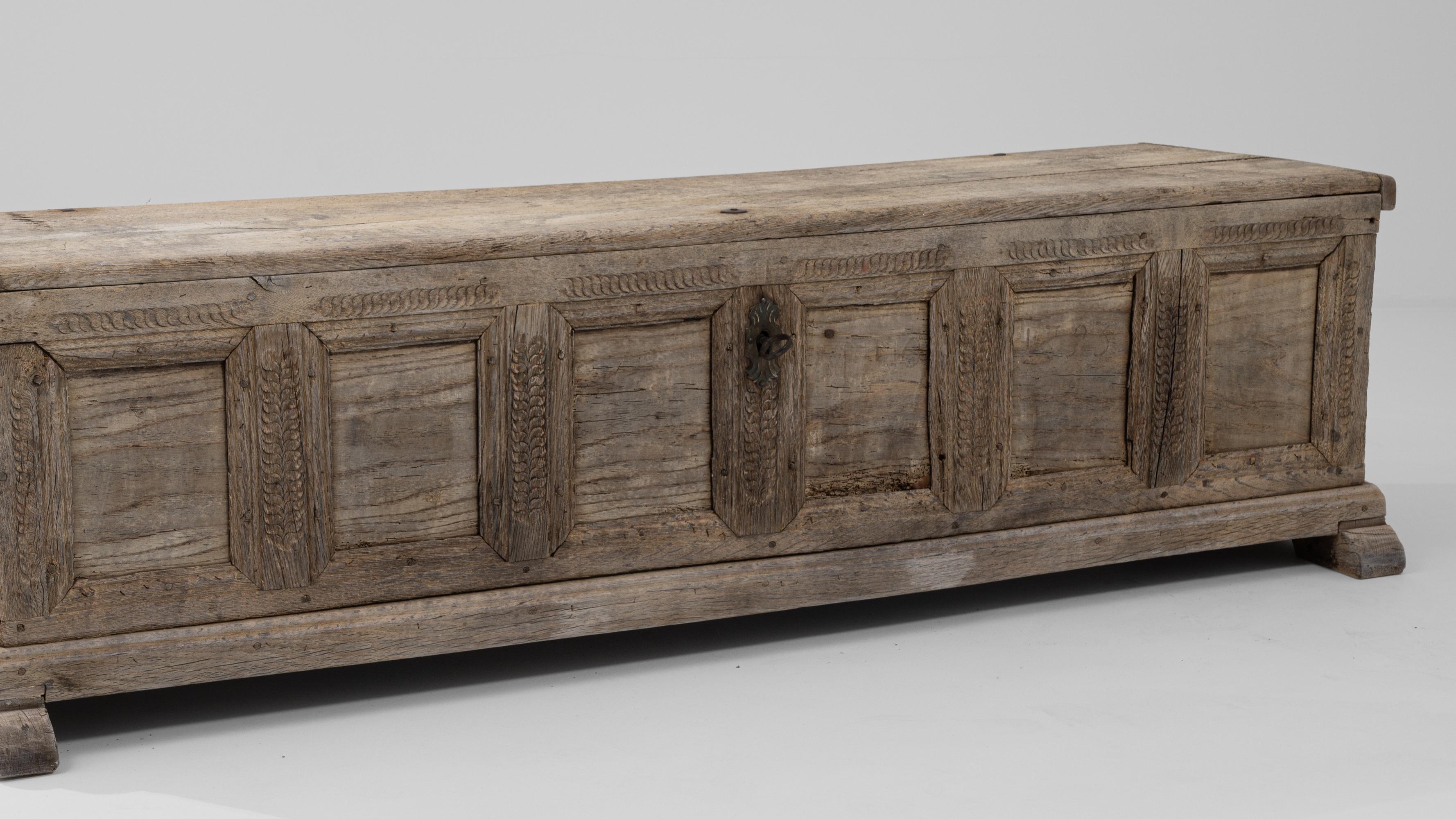 18th Century French Wooden Trunk 2