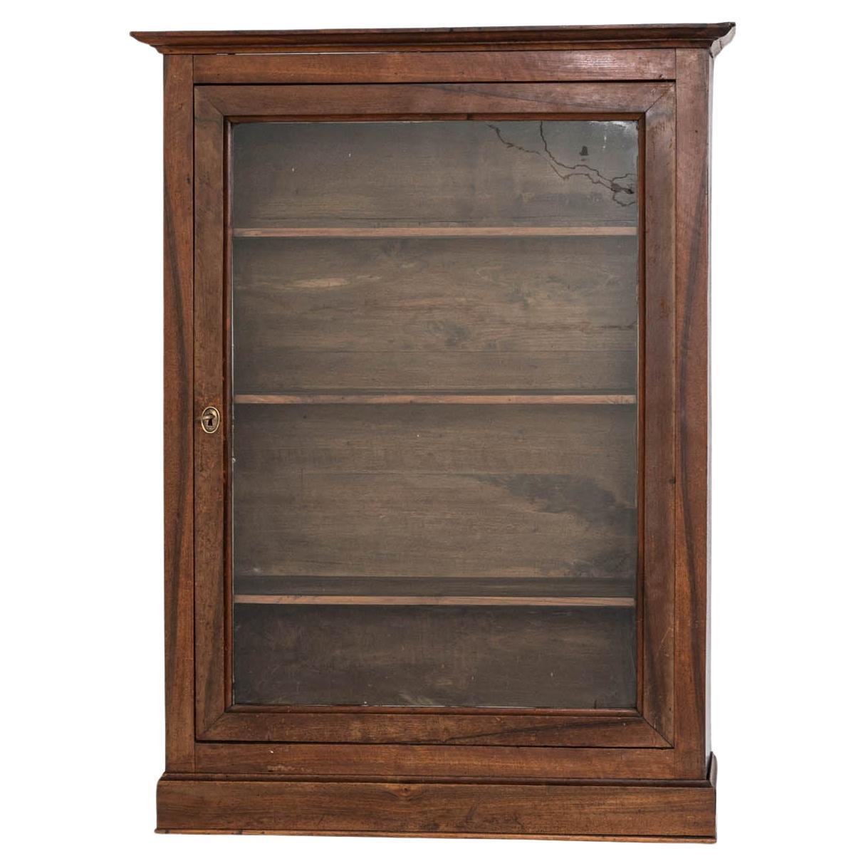 18th Century French Wooden Wall Vitrine