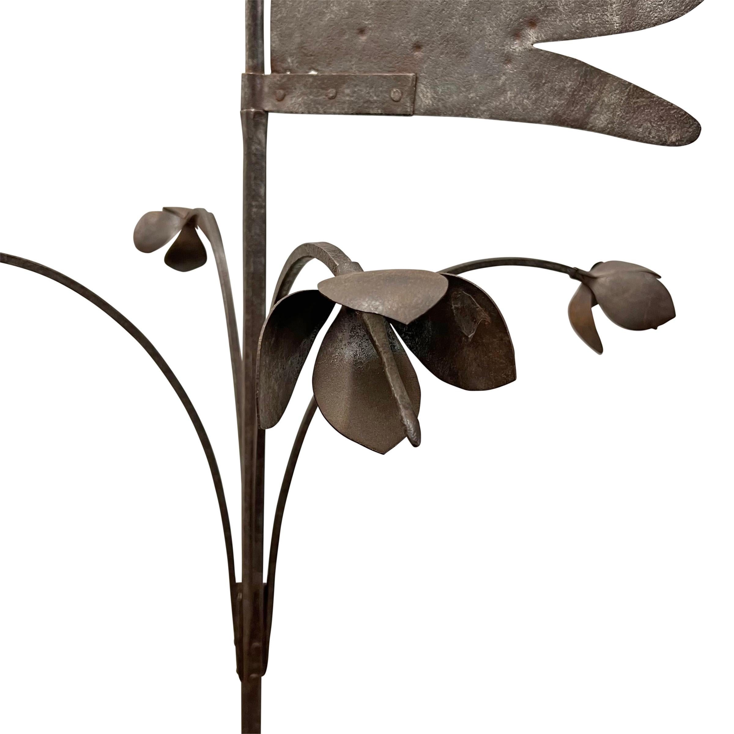 18th Century French Wrought-Iron Dragon Weathervane For Sale 1