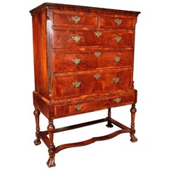18th Century Fruitwood Chest on Stand