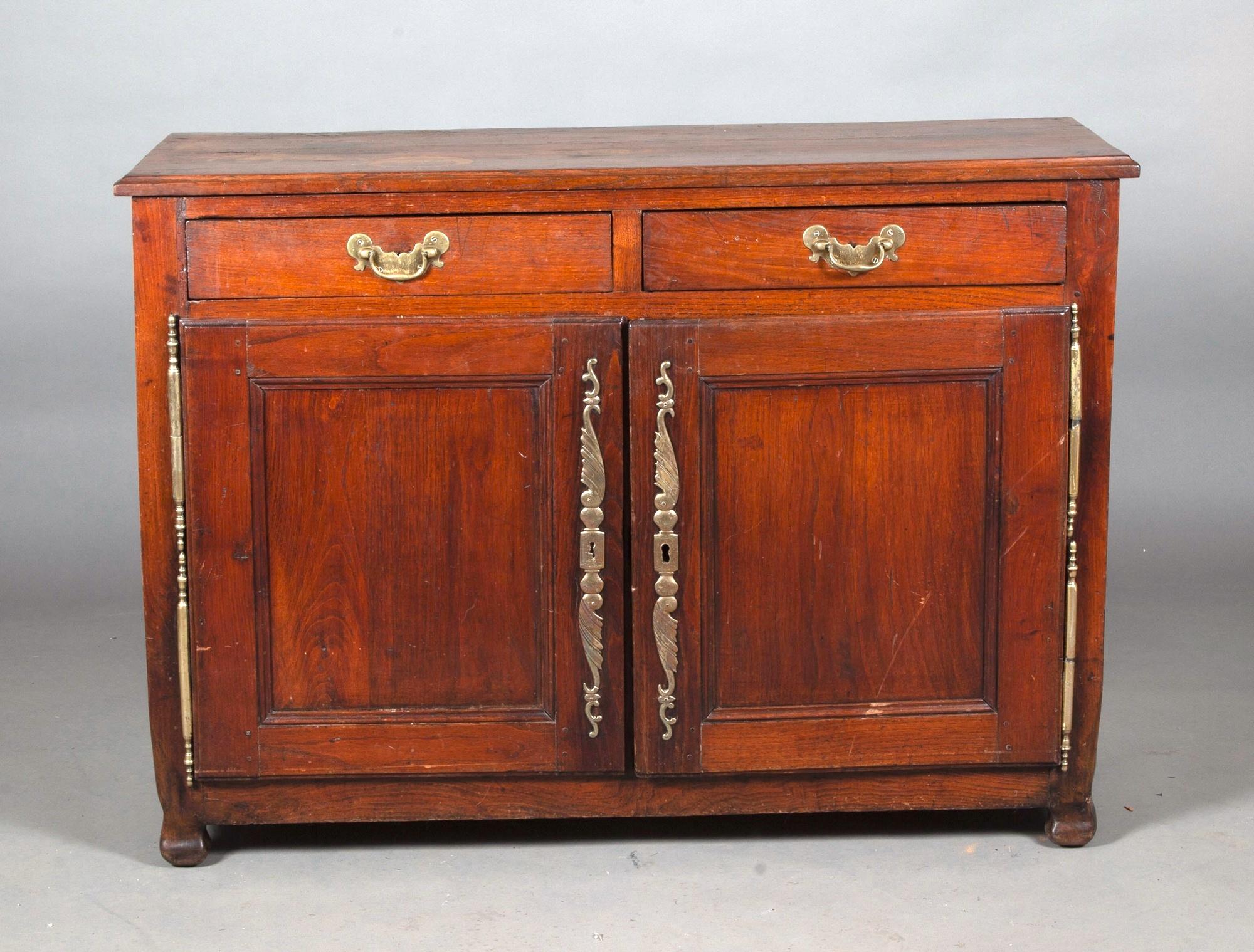 18th Century Fruitwood Continental Style Sideboard / Cabinet For Sale 3