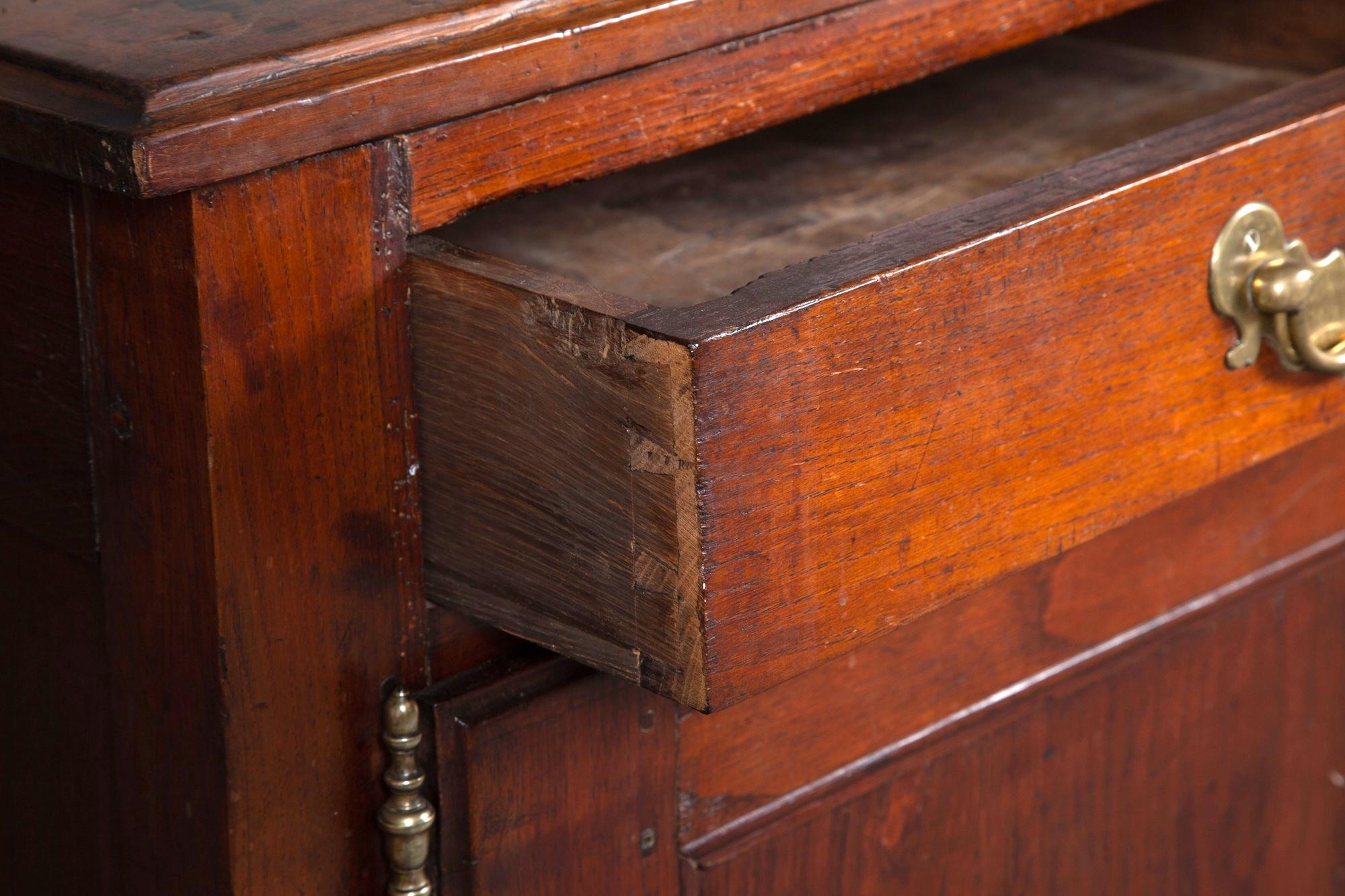 Mid-18th Century 18th Century Fruitwood Continental Style Sideboard / Cabinet For Sale