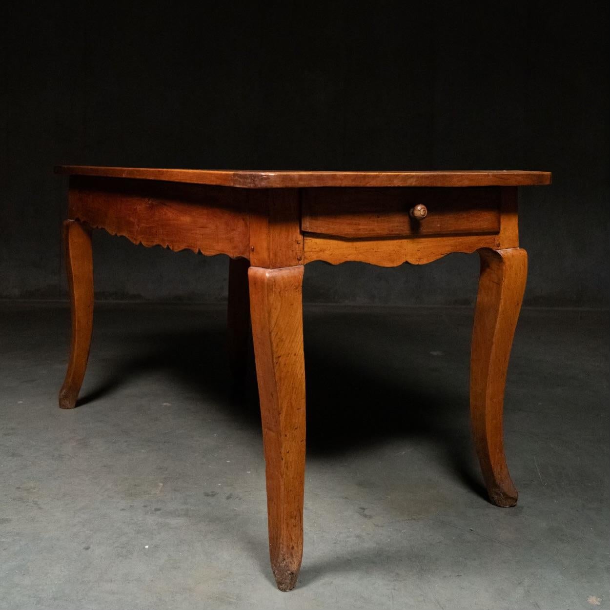 French 18th century fruitwood Louis XV french country work table 