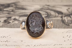 18th Century Garnet Intaglio Signet Ring