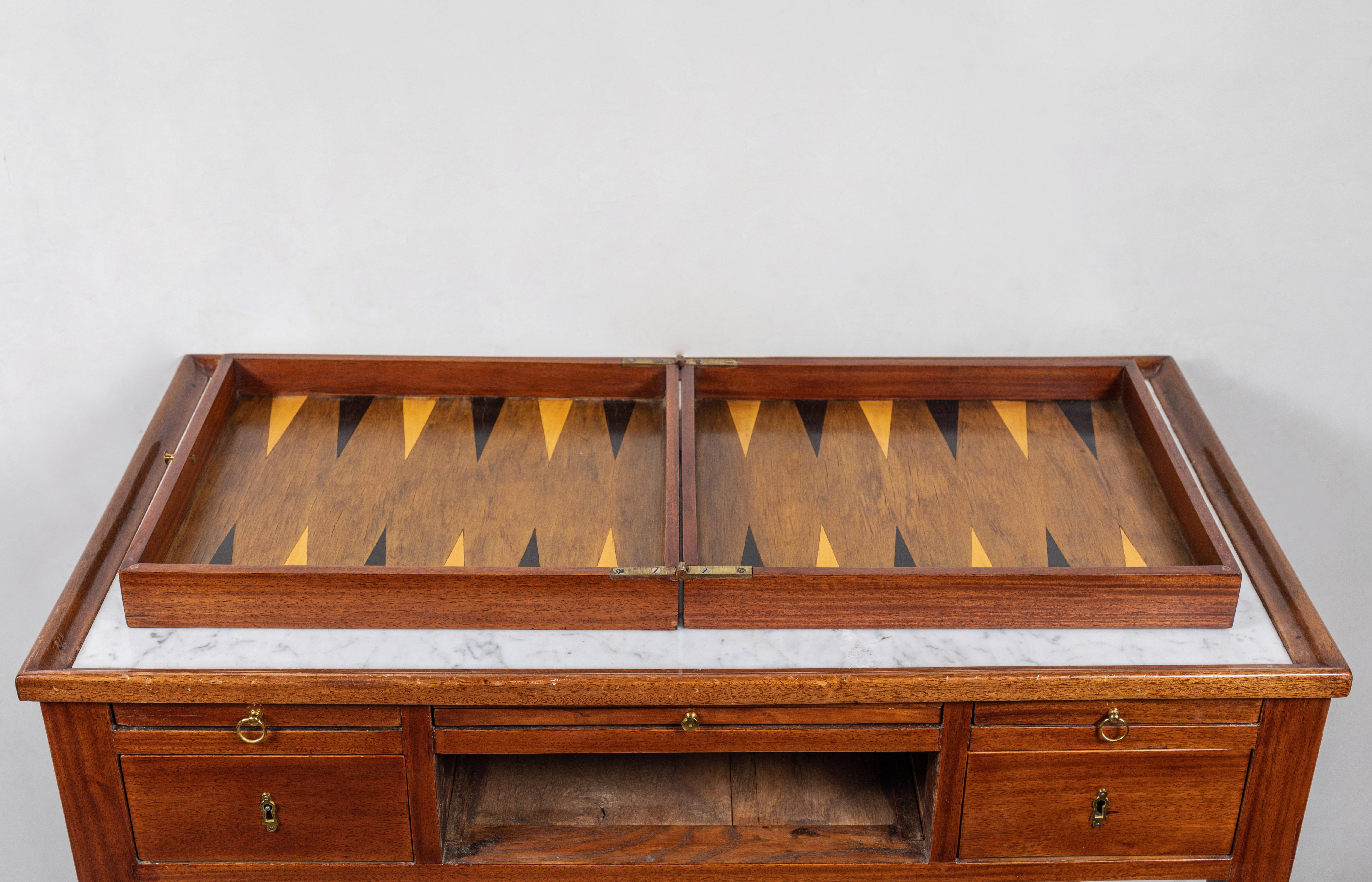 Late 18th Century 18th Century, Gentleman's Writing Desk and Games Table For Sale