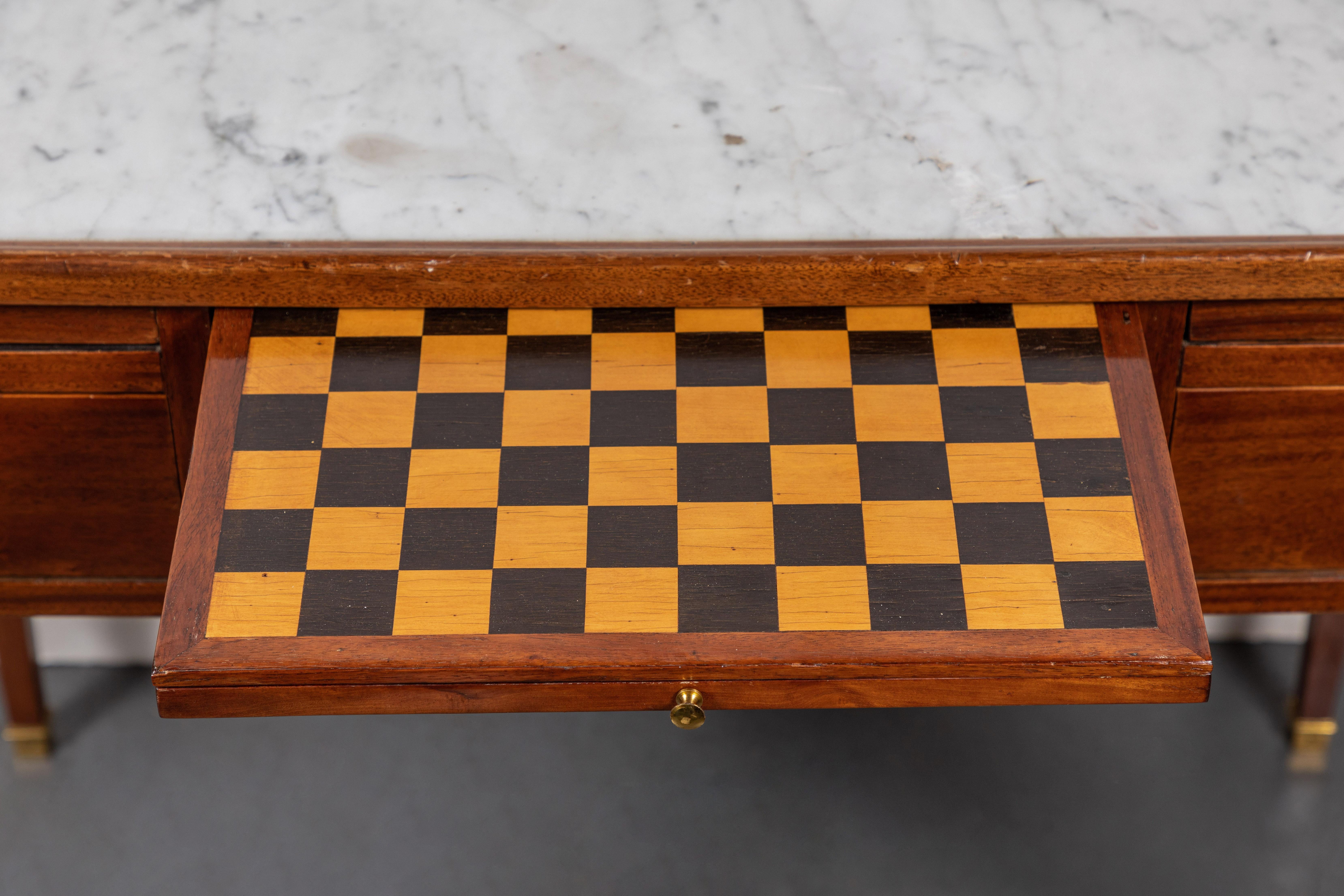 18th Century, Gentleman's Writing Desk and Games Table For Sale 1