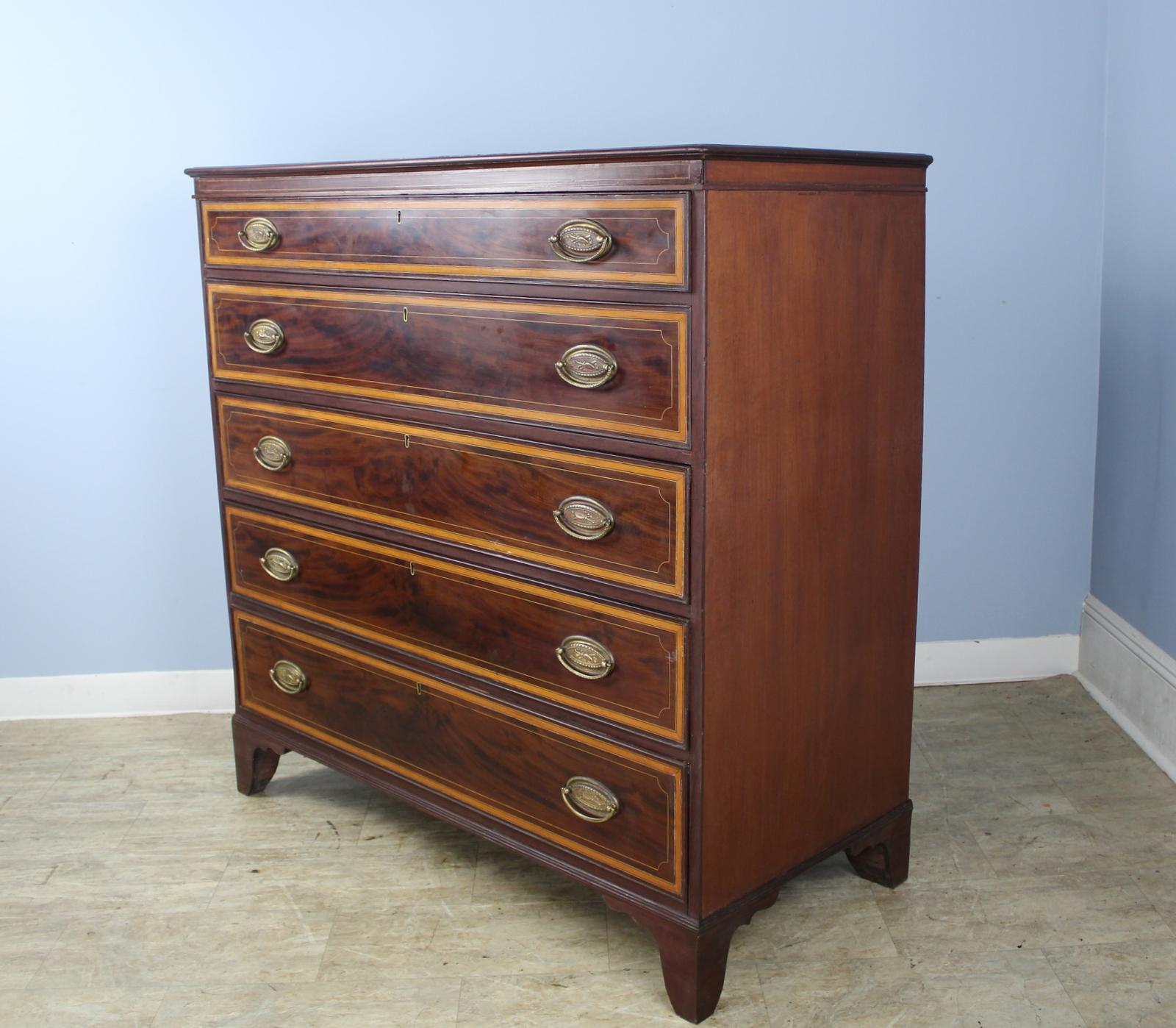 antique dresser with 2 small drawers on top