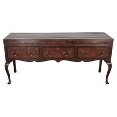 Used 18th Century Geo III Oak and Mahogany Dresser