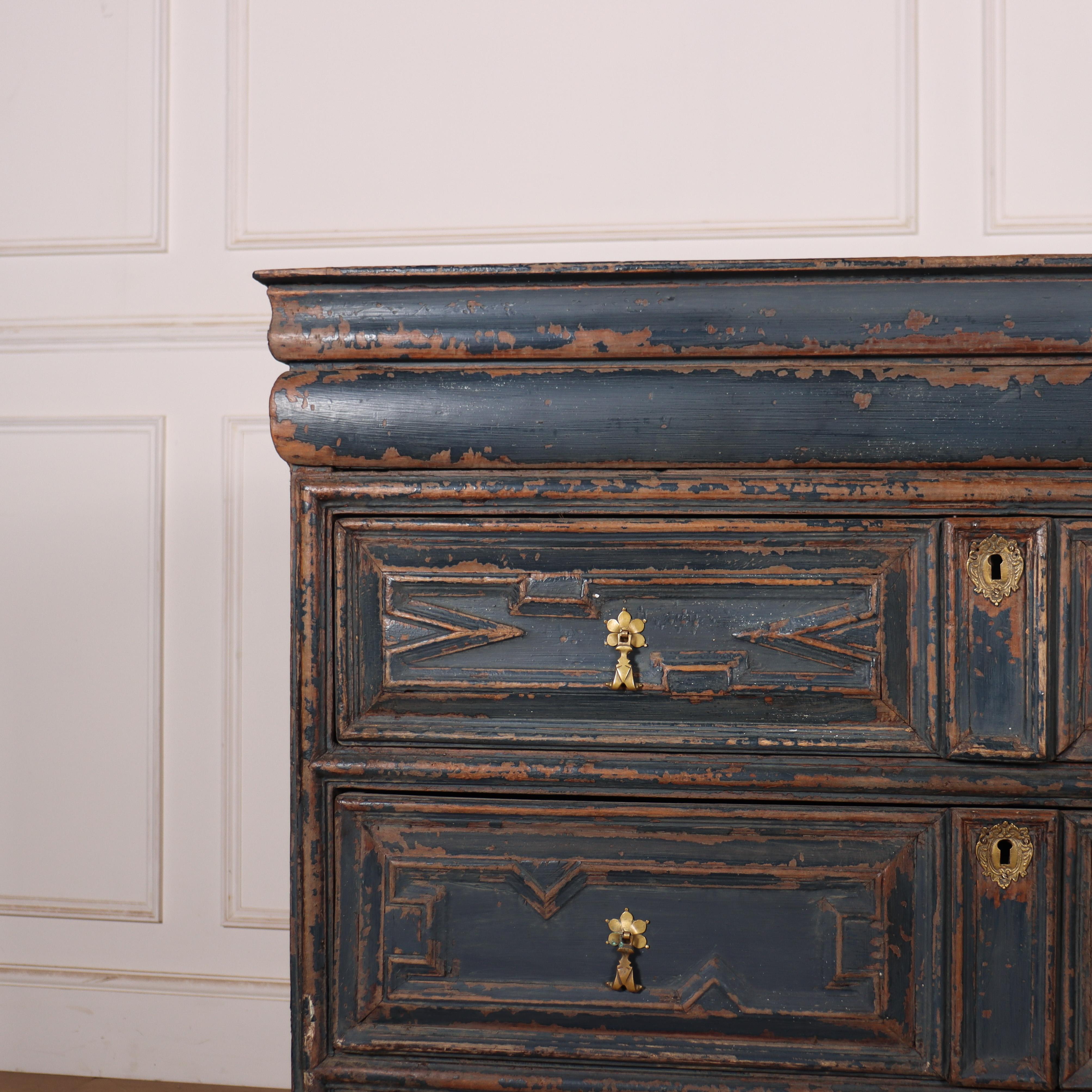 George I 18th Century Geometric Chest of Drawers For Sale