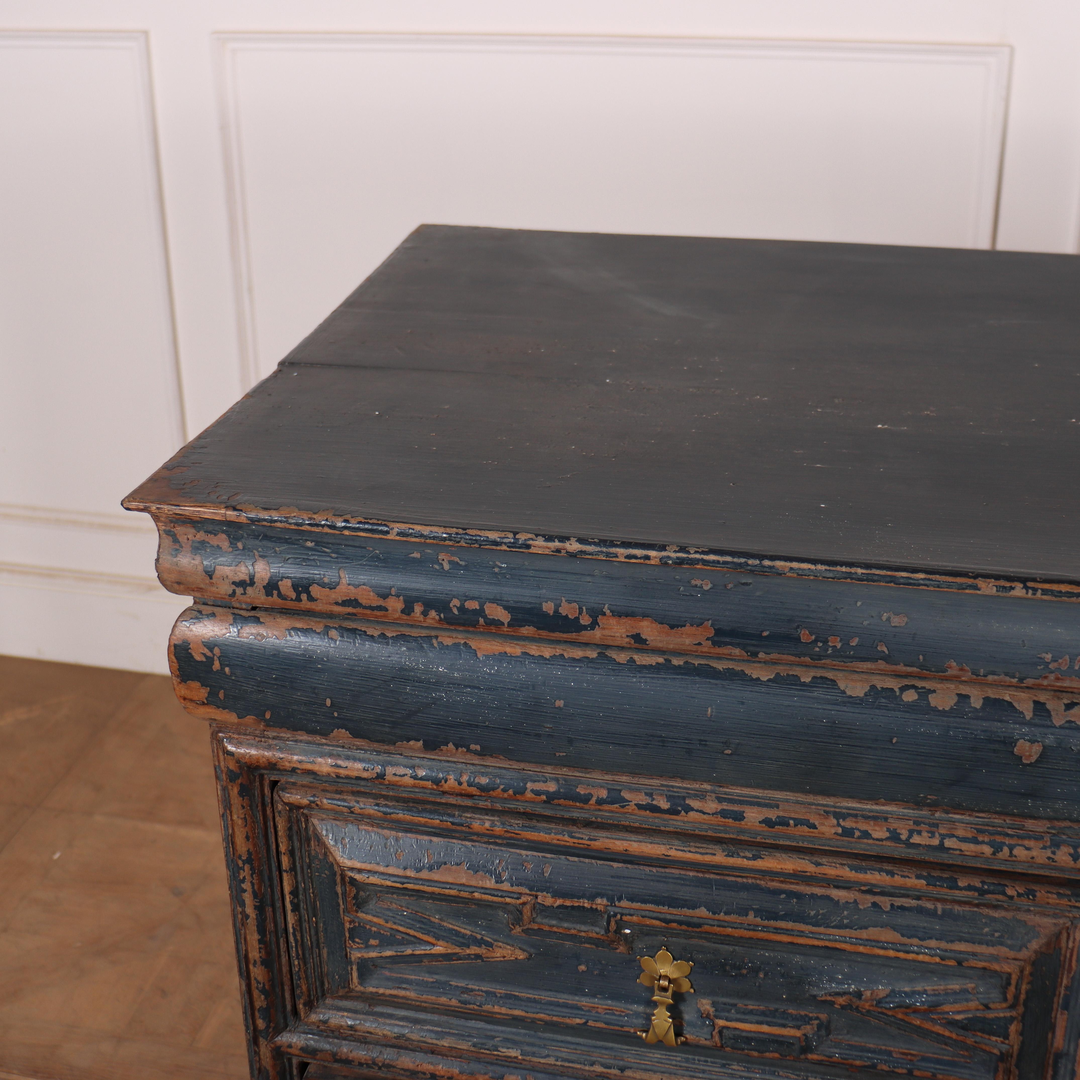18th Century and Earlier 18th Century Geometric Chest of Drawers For Sale