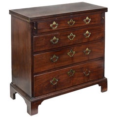 18th Century George 11 Red Walnut Bachelors Chest