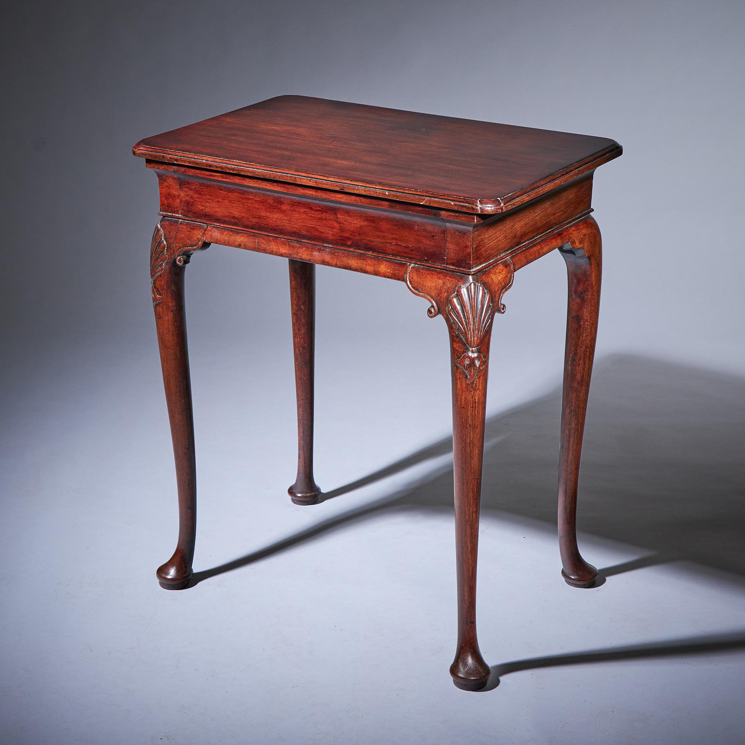 English 18th Century George I Mahogany Table of Diminutive Proportions, circa 1725 For Sale