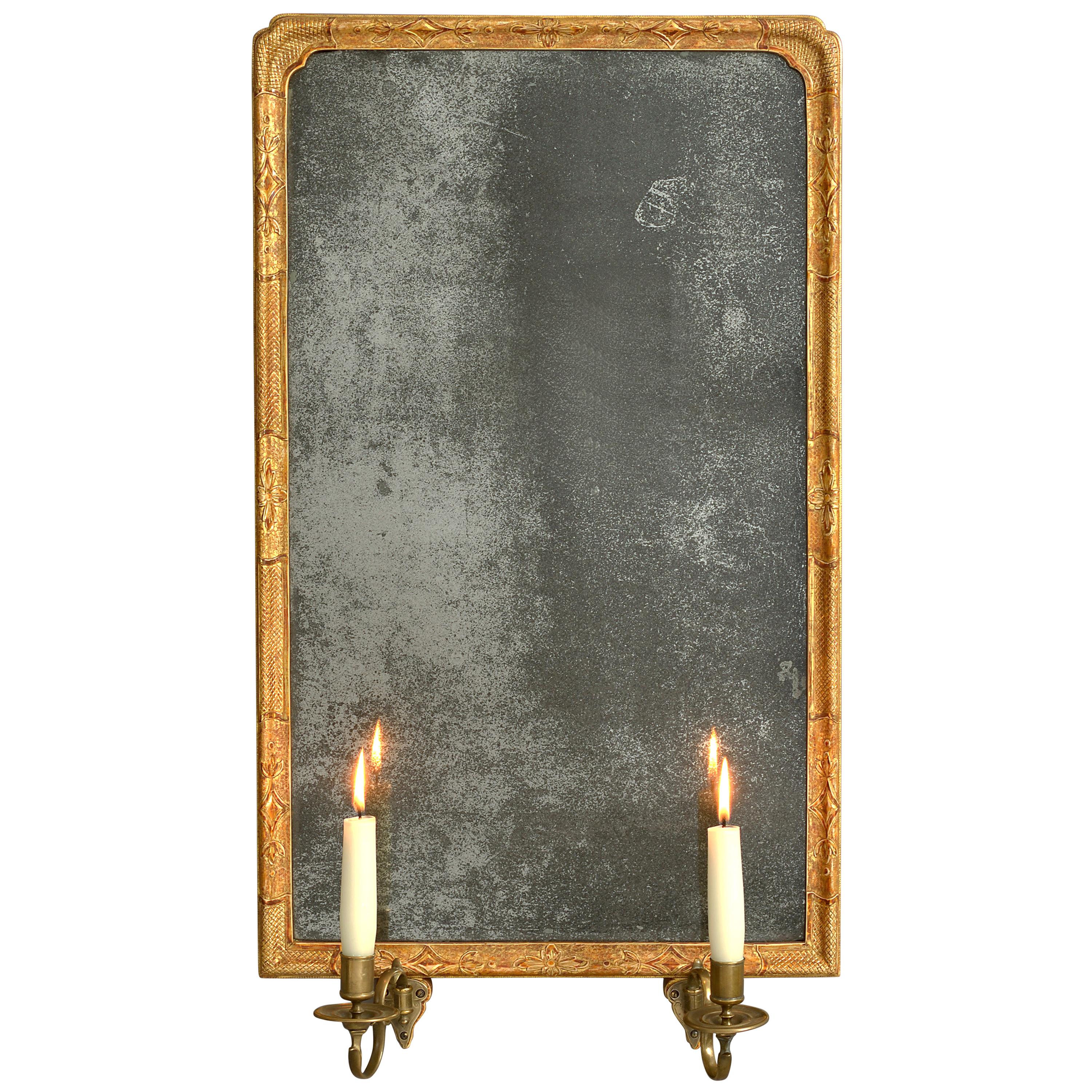 18th Century George I Period Gilt Gesso Girandole Mirror