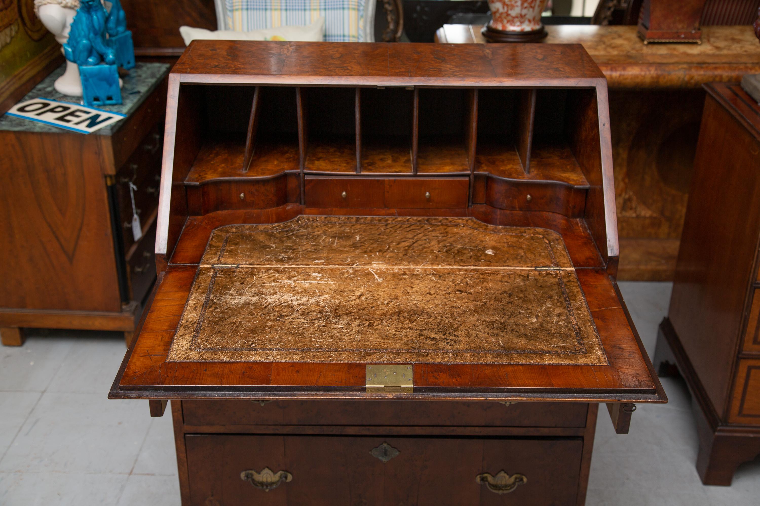 18th Century George I Walnut Bureau Desk 2