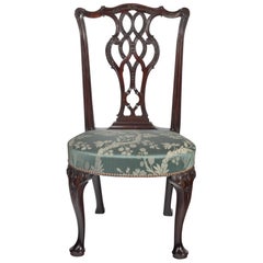 18th Century George II Carved Mahogany Side Chair