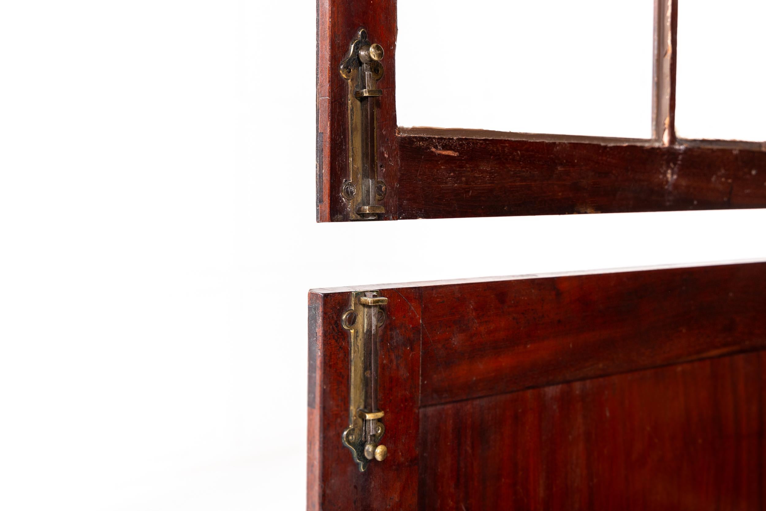 18th Century and Earlier 18th Century George II English Mahogany Bookcase For Sale