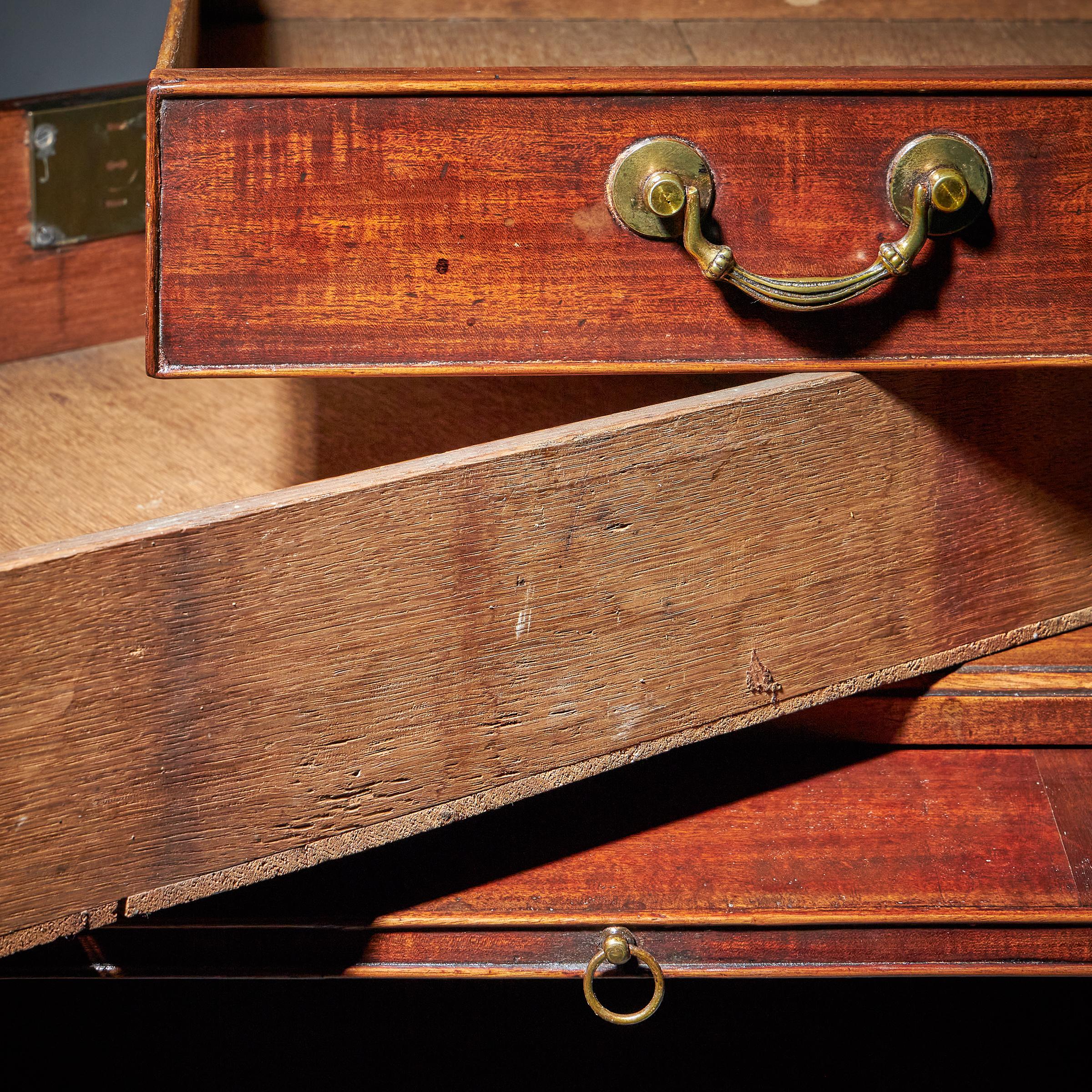 18th Century George II Mahogany Caddy Moulded Chest Attributed to Giles Grendey 8