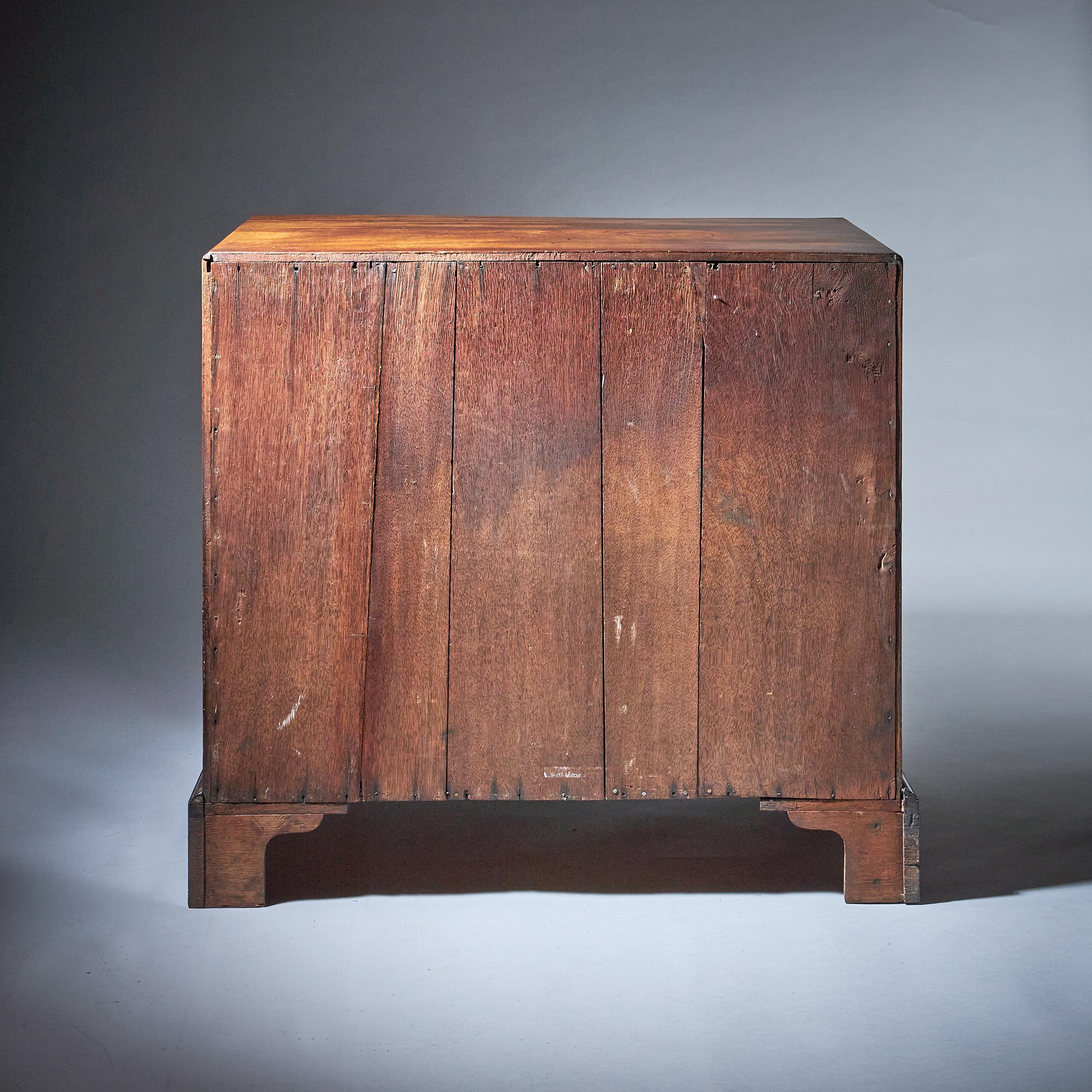 18th Century and Earlier 18th Century George II Mahogany Caddy Moulded Chest Attributed to Giles Grendey