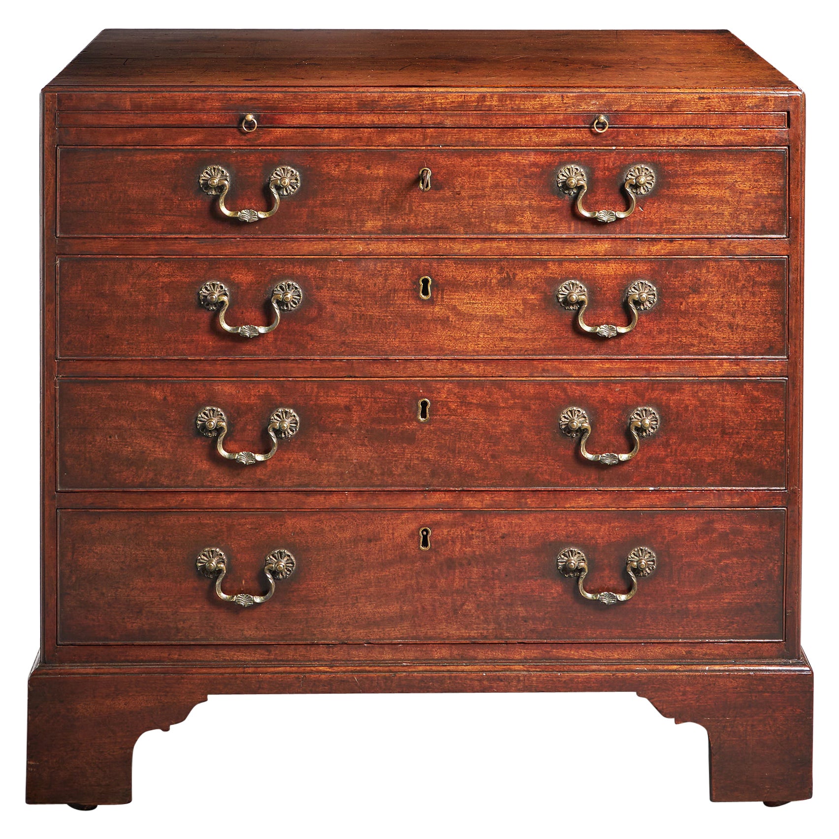 18th Century George II Mahogany Caddy Moulded Chest Attributed to Giles Grendey For Sale