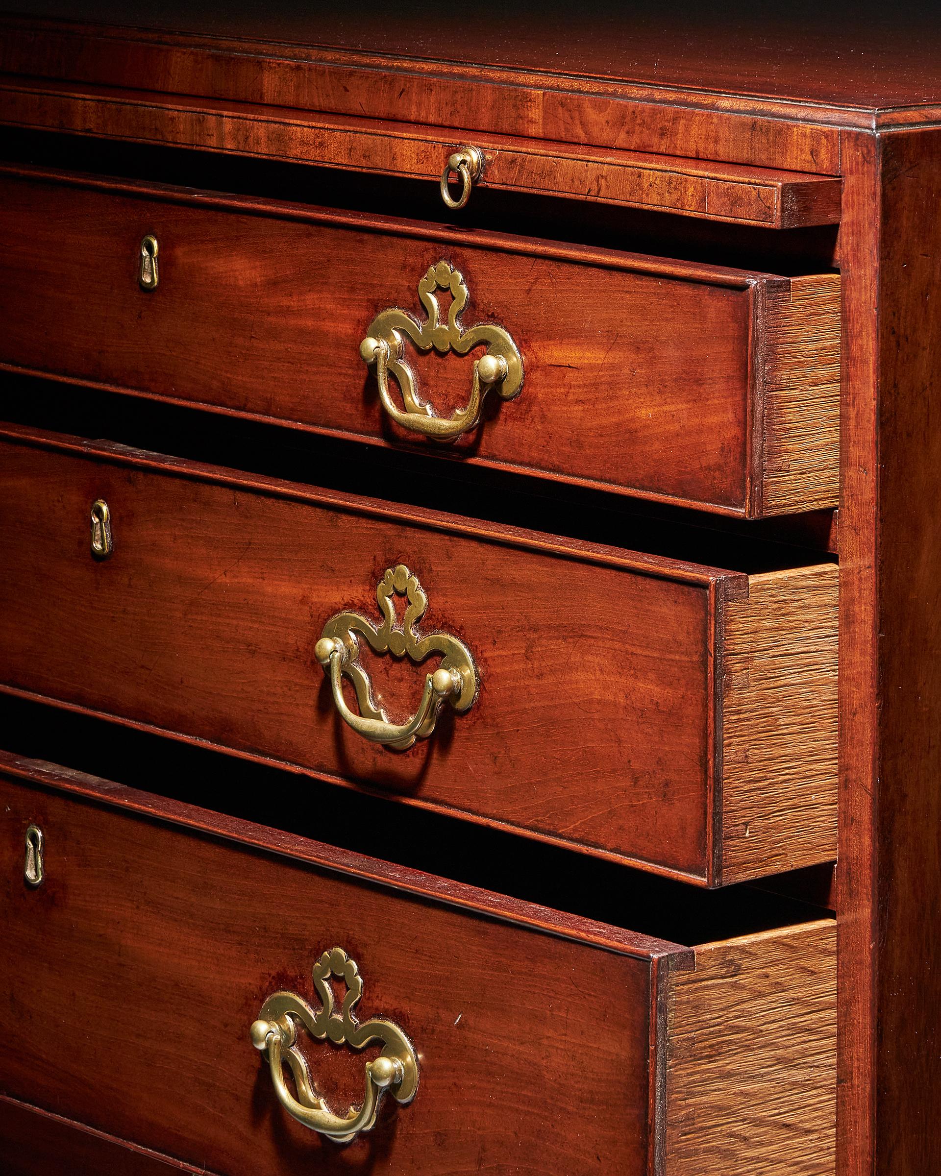 18th Century George II Mahogany Caddy-Topped Chest by Giles Grendey, C.1730-1740 5