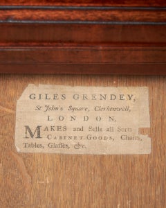 18th Century George II Mahogany Caddy-Topped Chest by Giles Grendey, C.1730-1740