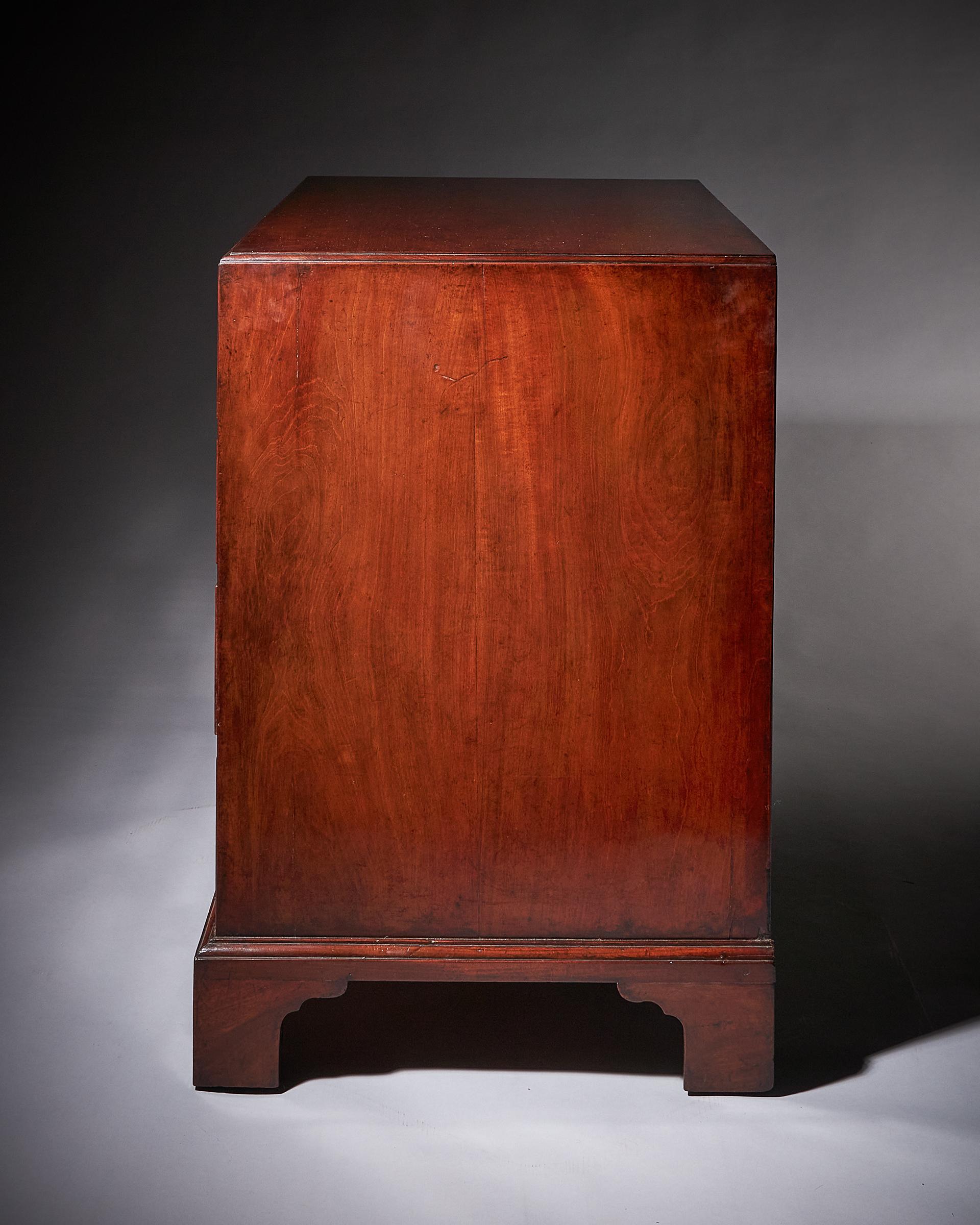 European 18th Century George II Mahogany Caddy-Topped Chest by Giles Grendey, C.1730-1740