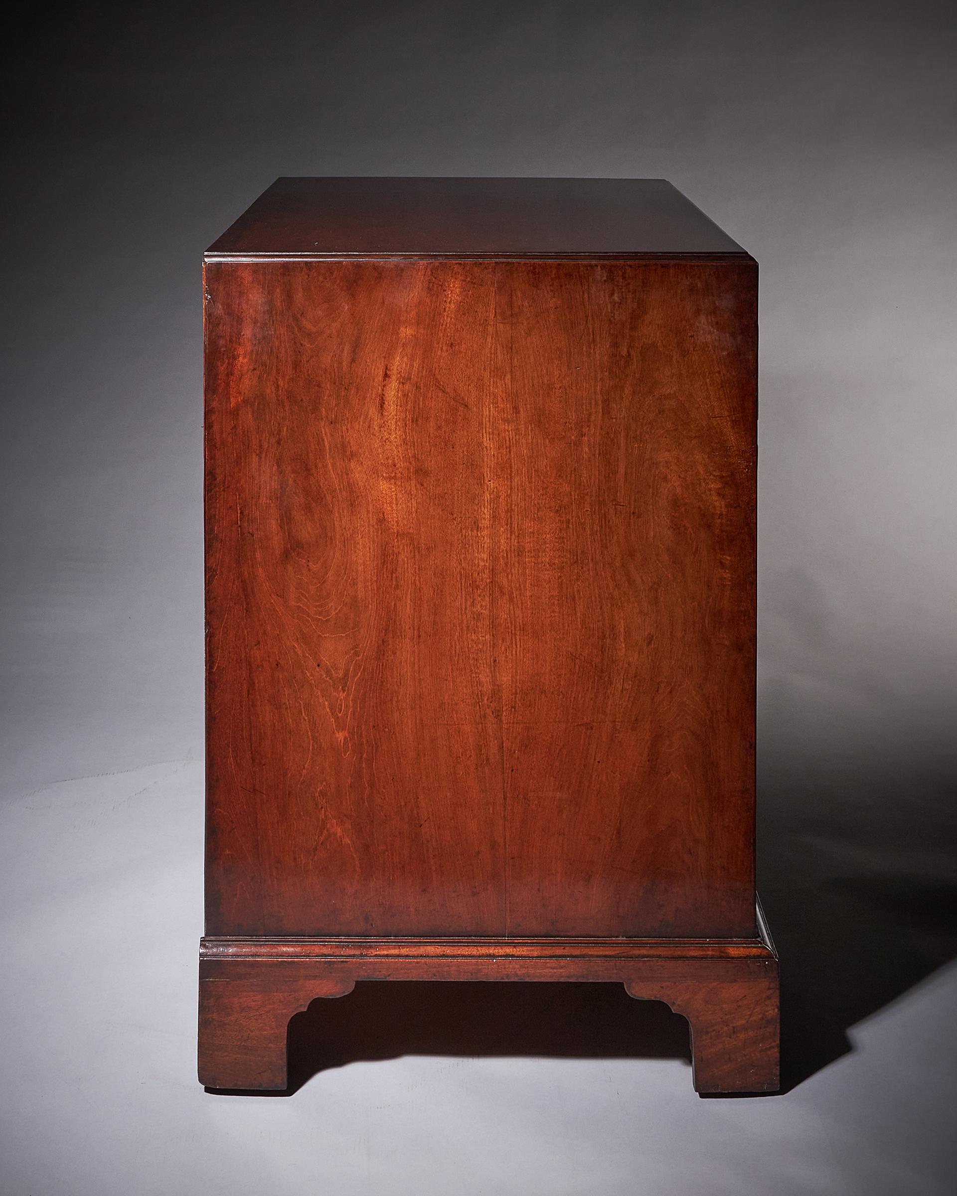 18th Century and Earlier 18th Century George II Mahogany Caddy-Topped Chest by Giles Grendey, C.1730-1740