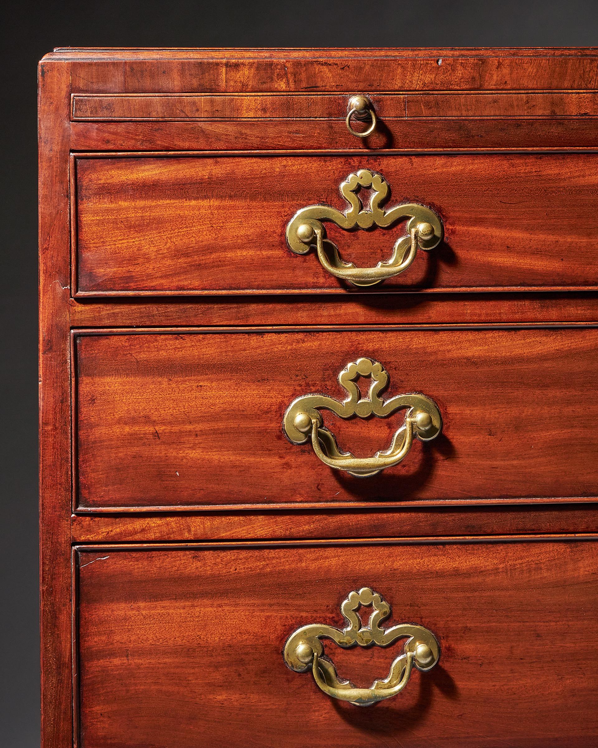 18th Century George II Mahogany Caddy-Topped Chest by Giles Grendey, C.1730-1740 1