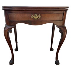 Used 18th Century George II Mahogany Game / Tea Table