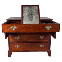 Antique 18th Century George II mahogany Gentleman's chest of drawers